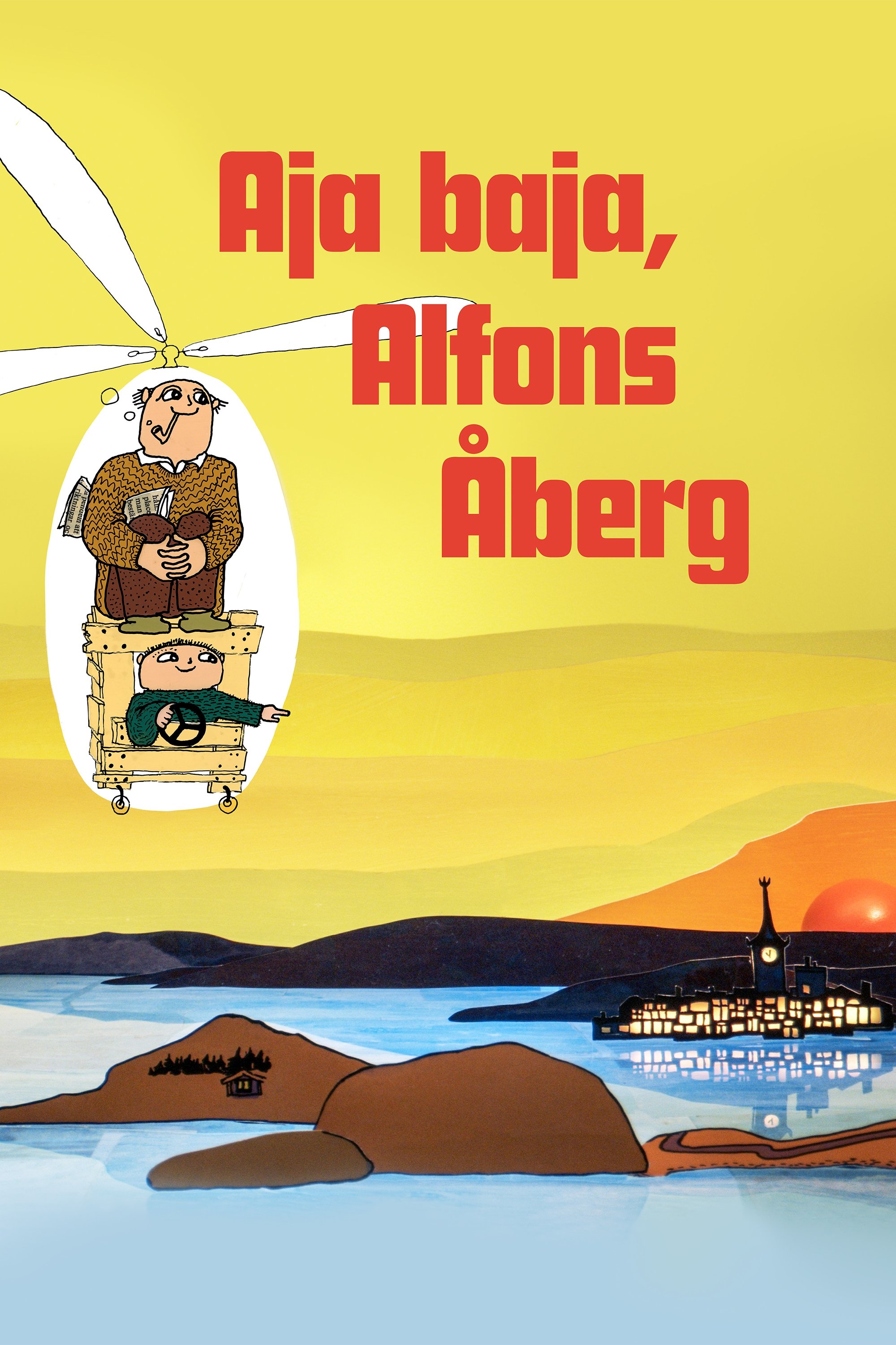 Poster de Aja baja, Alfons Åberg