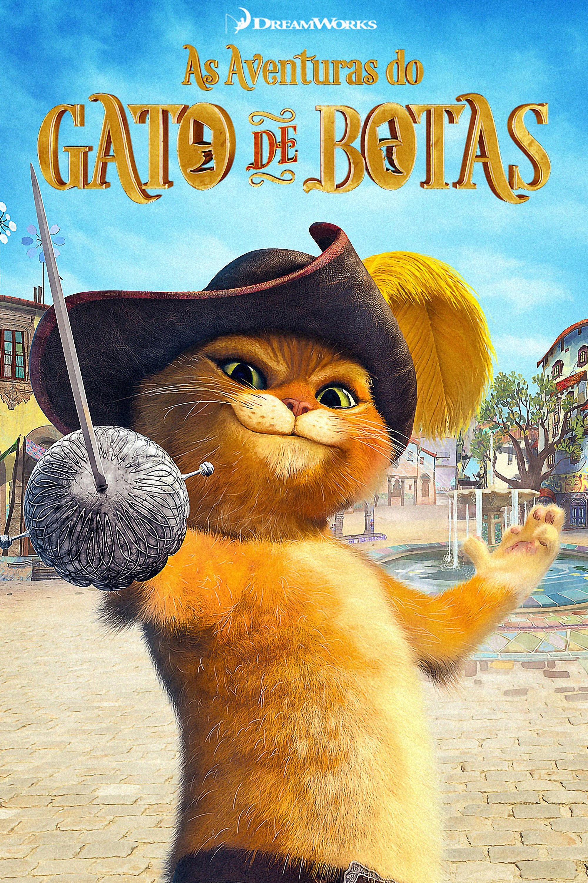 Poster de As Aventuras do Gato de Botas
