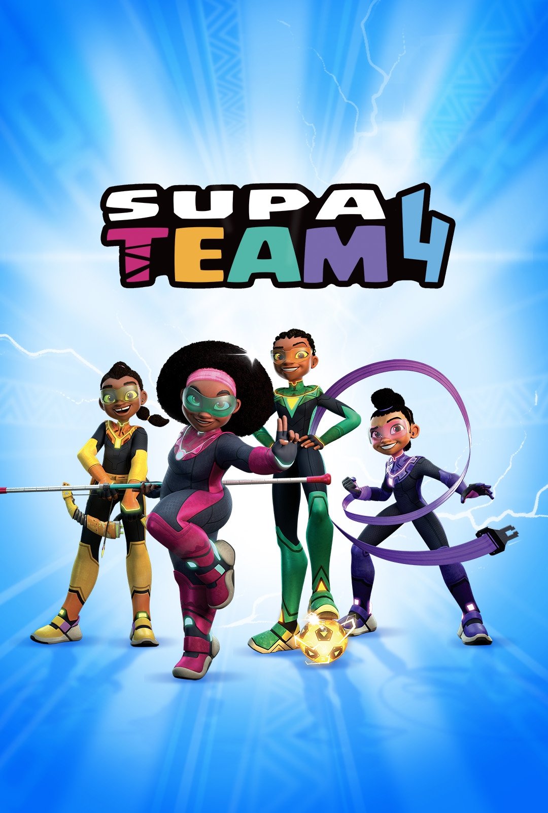 Poster de Super-Heroínas da Equipe 4