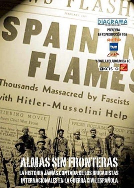 Poster de Almas sin fronteras: La historia de la Brigada Abraham Lincoln