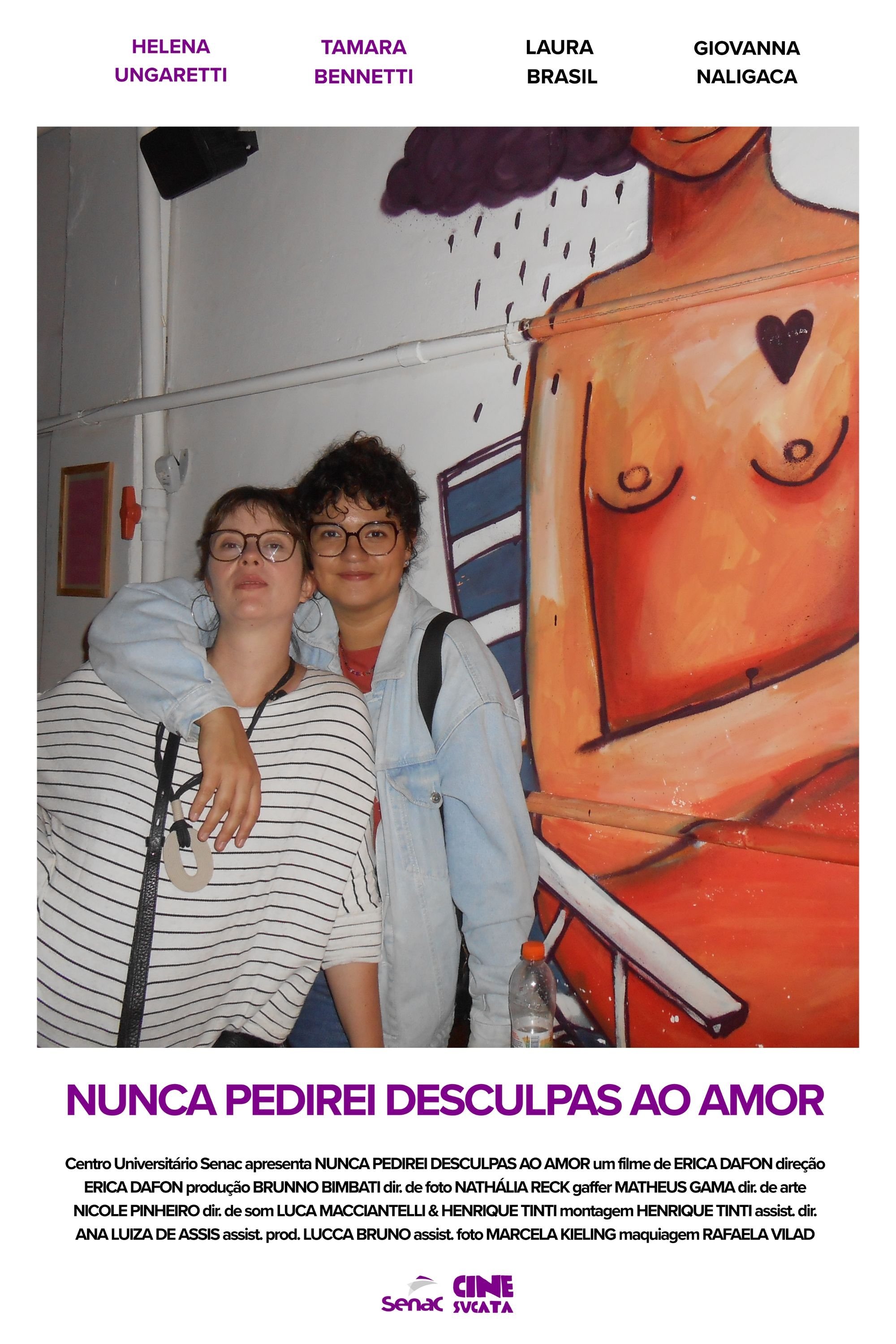 Poster de Nunca Pedirei Desculpas ao Amor
