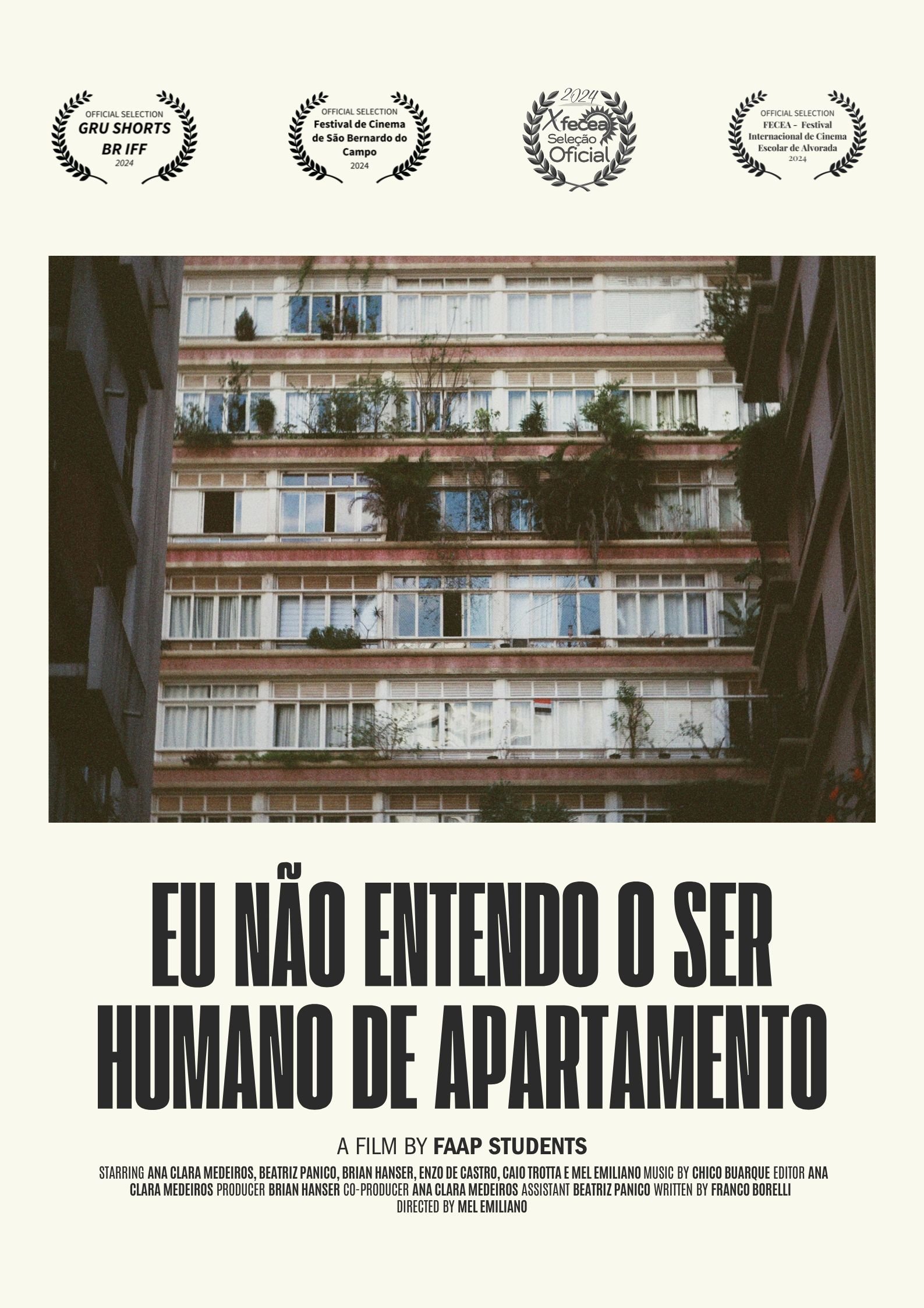 Poster de Eu não entendo o ser humano de Apartamento