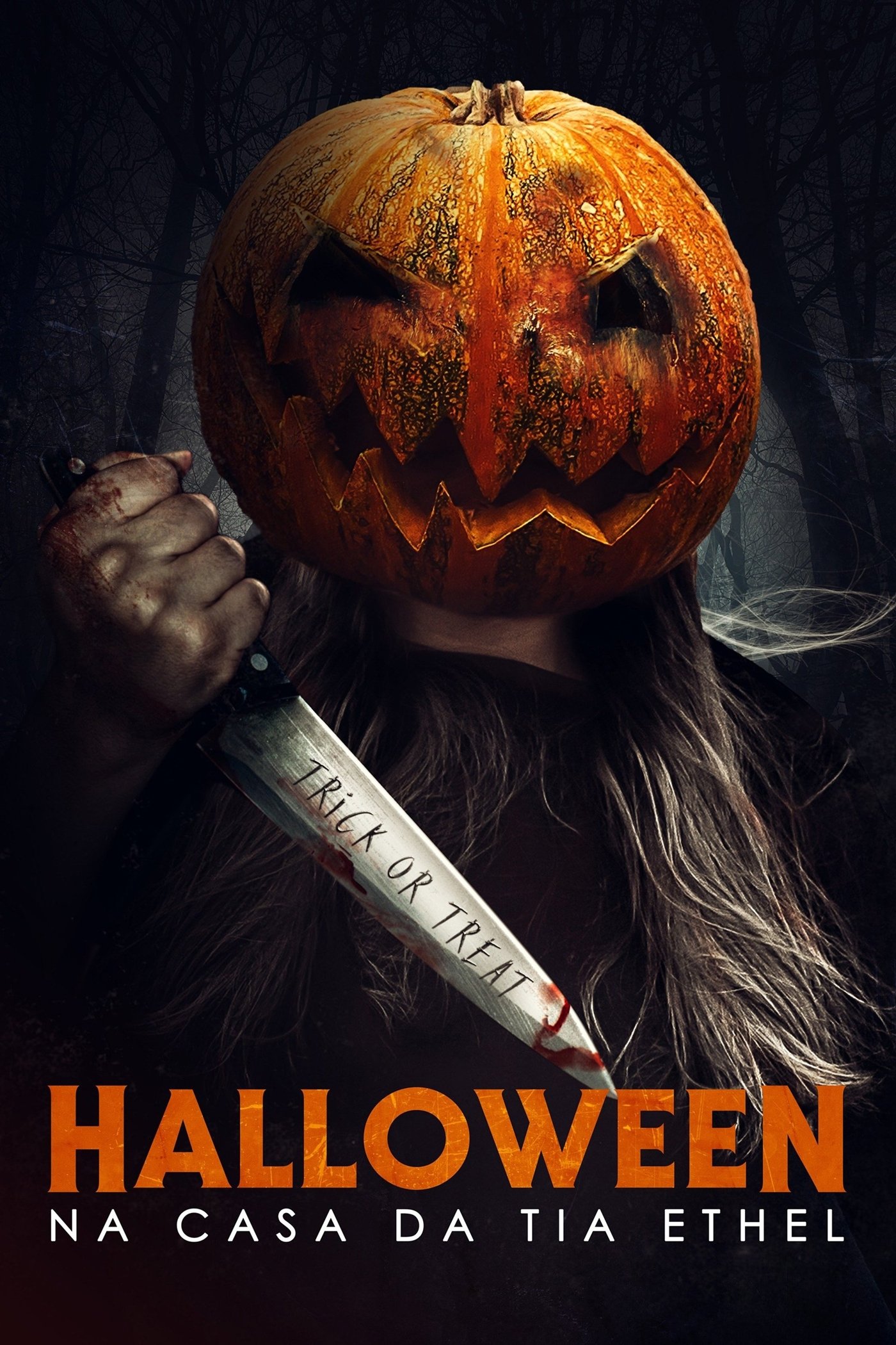 Poster de Halloween na Casa da Tia Ethel