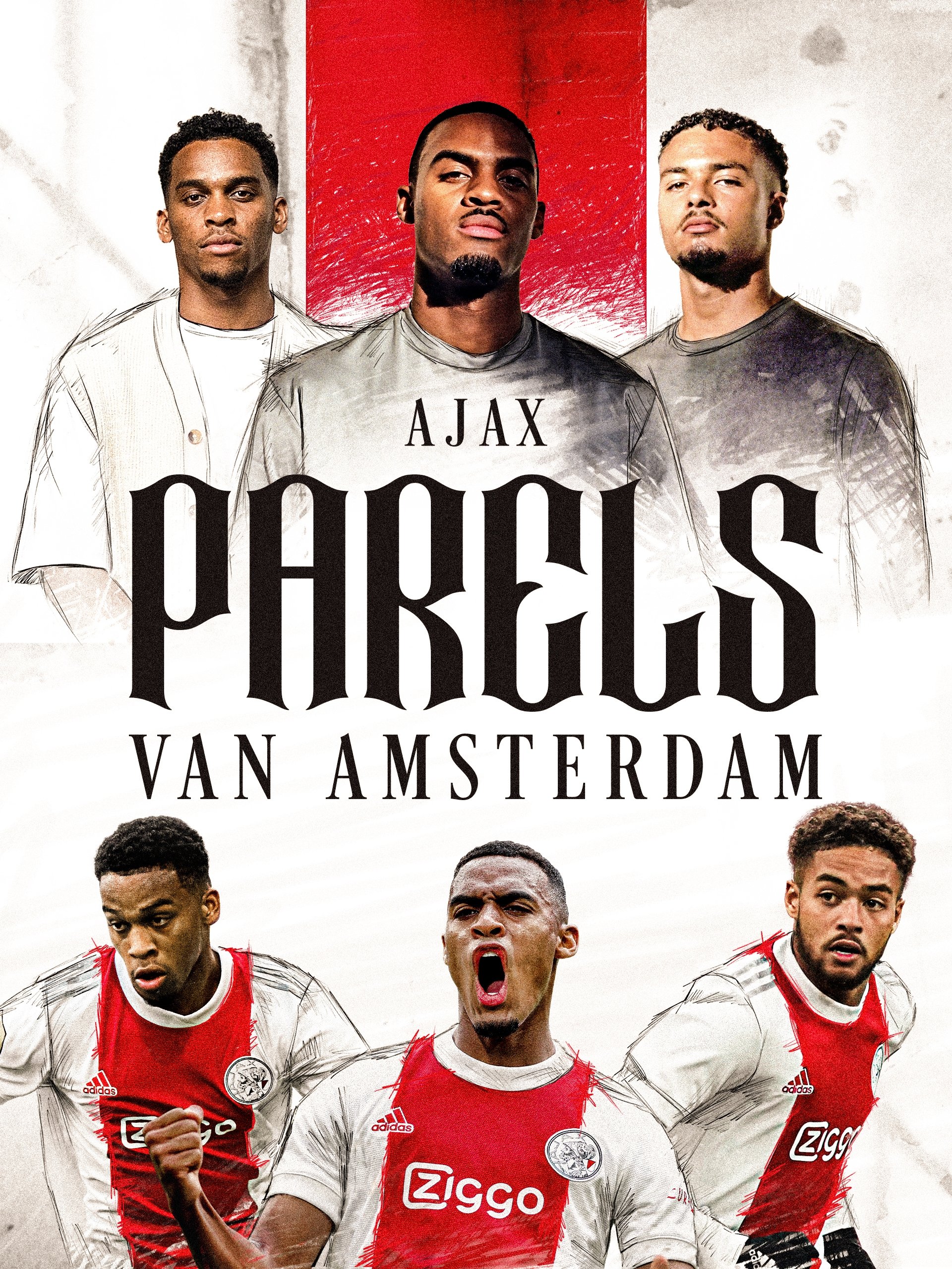 Poster de AJAX: Parels van Amsterdam