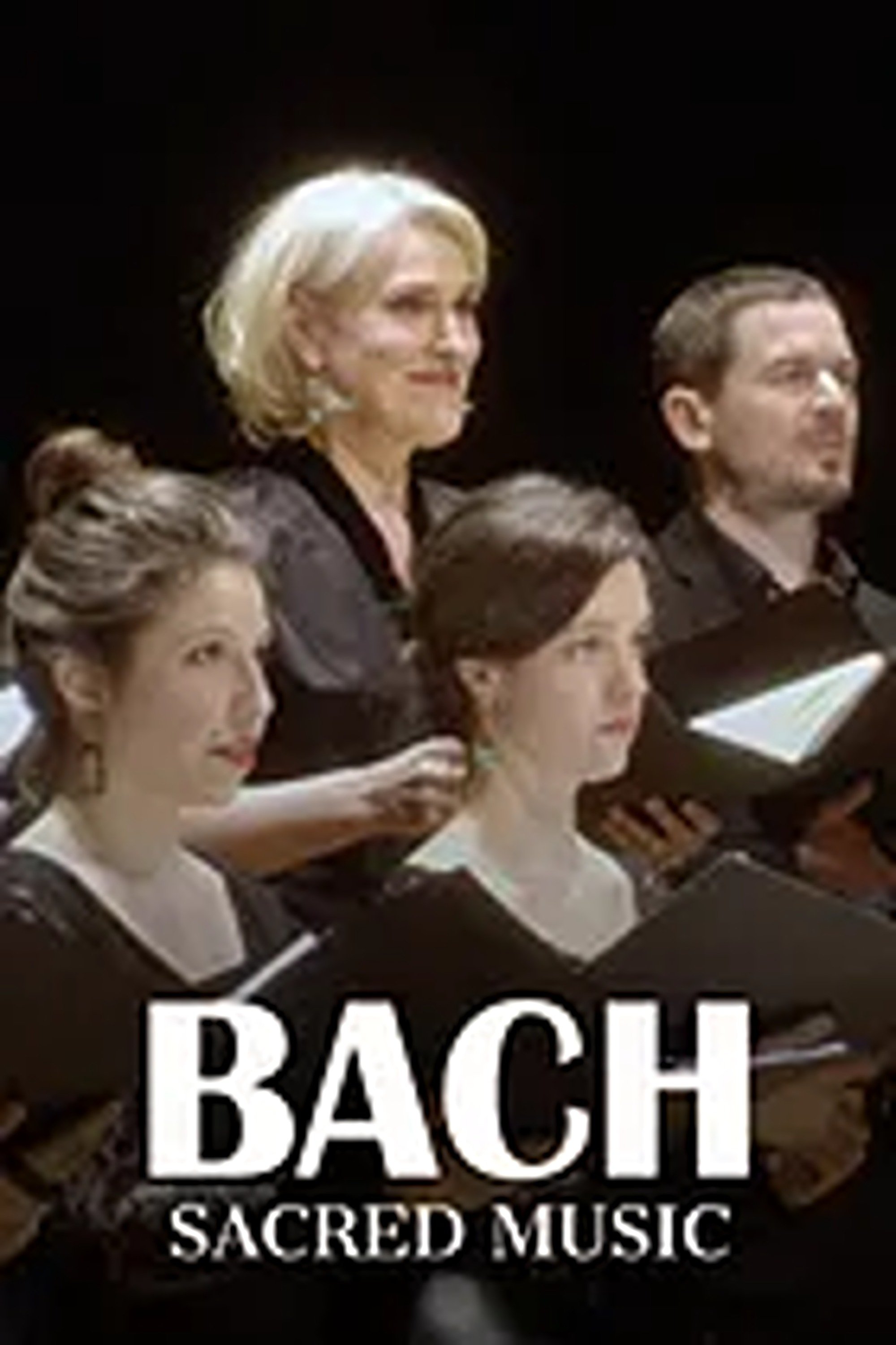 Poster de Bach, musiques sacrées Nativité, passion, résurrection