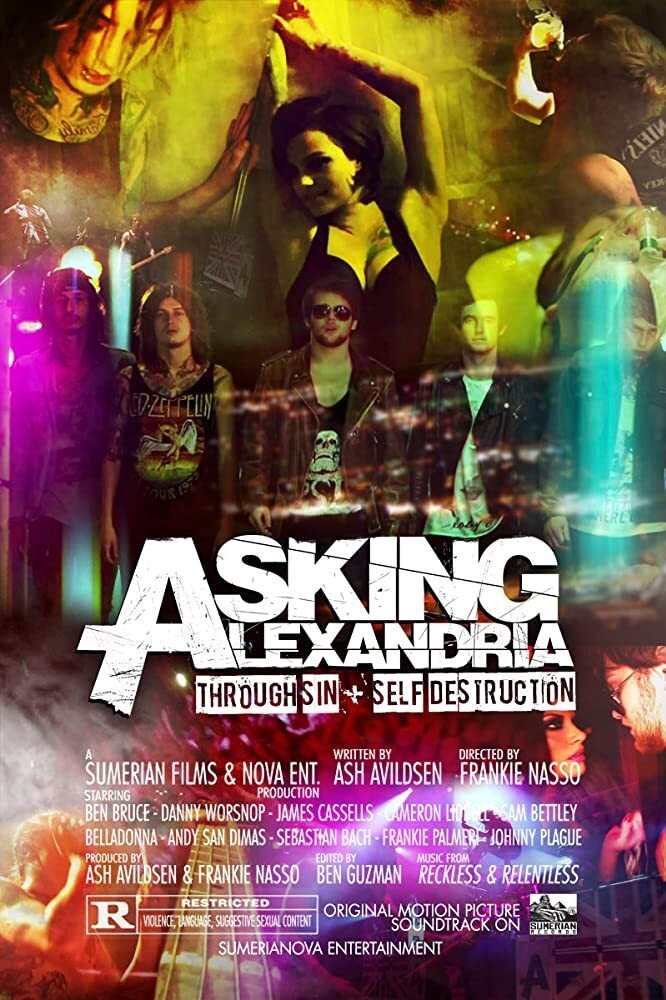 Poster de Asking Alexandria | Through Sin + Self Destruction