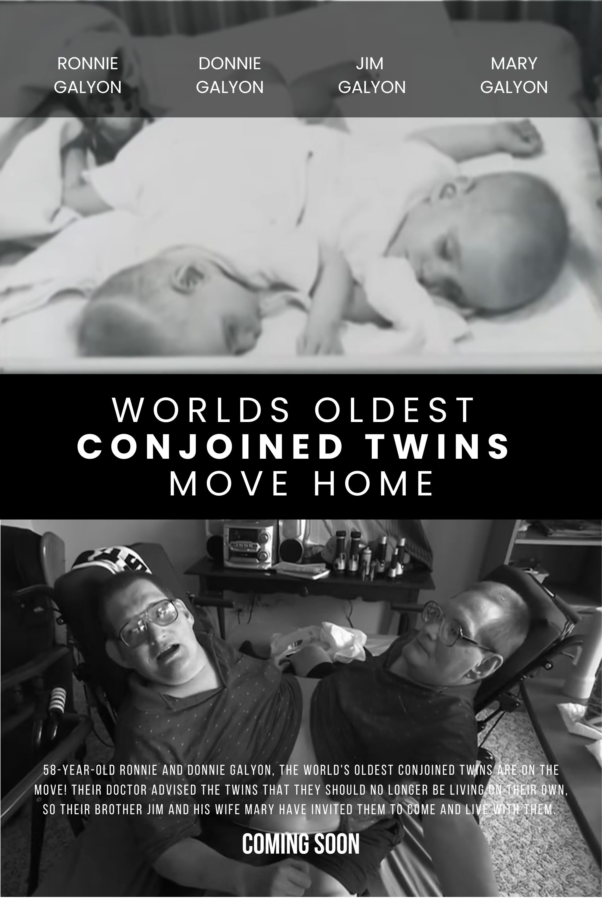 Poster de World's Oldest Conjoined Twins Move Home