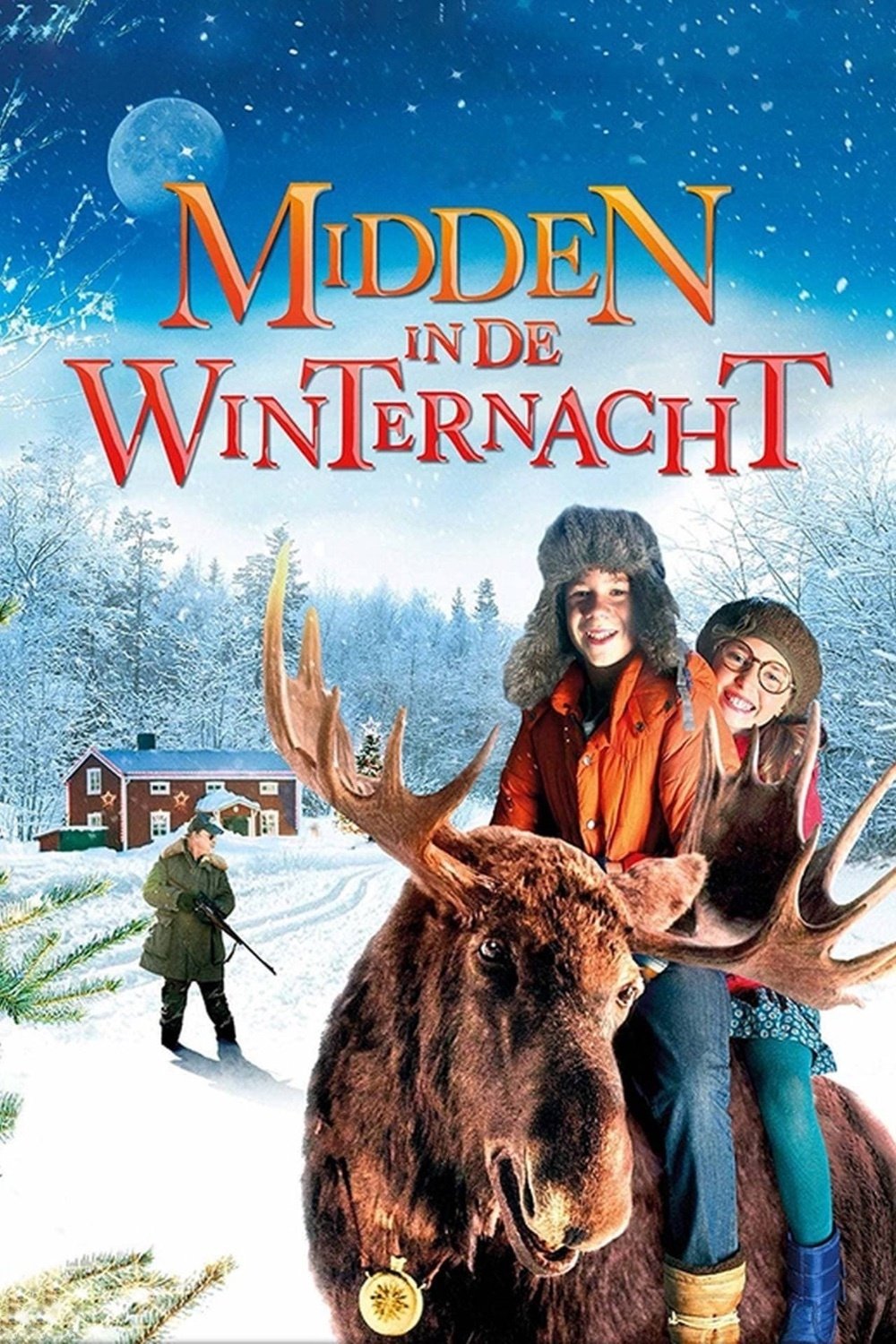Poster de Midden in de Winternacht