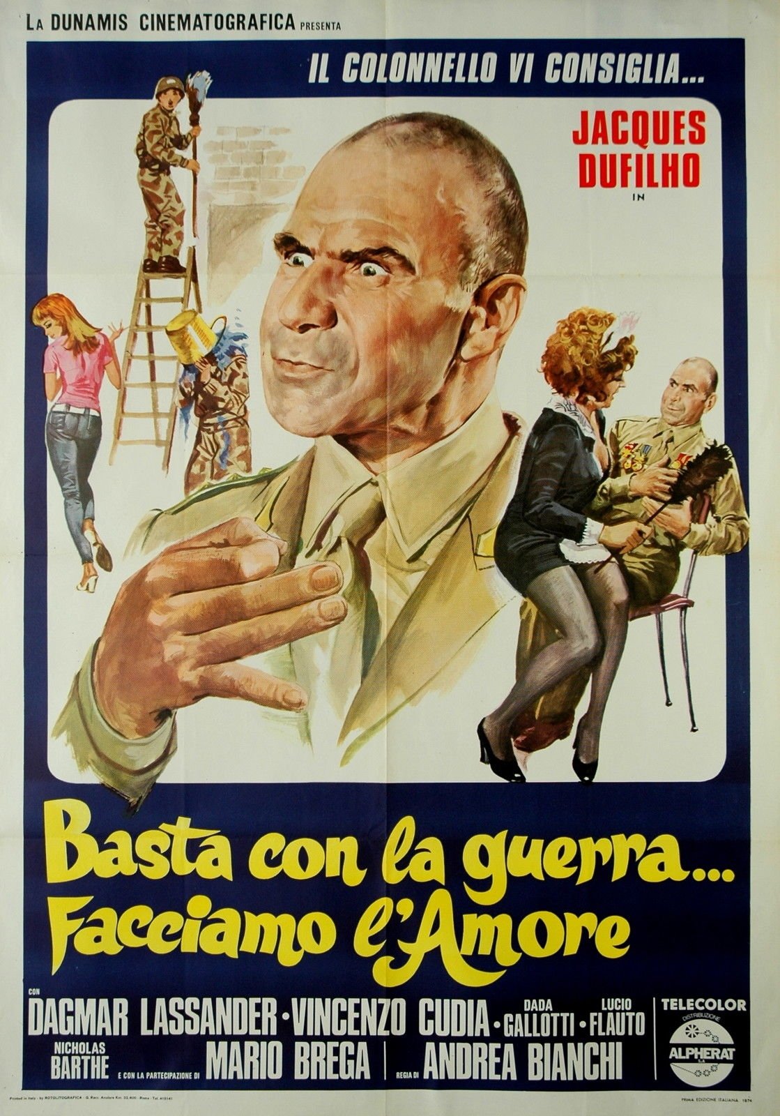 Poster de Basta con la guerra... facciamo l'amore