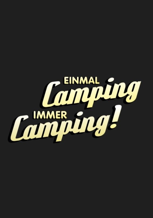 Poster de Einmal Camping, immer Camping