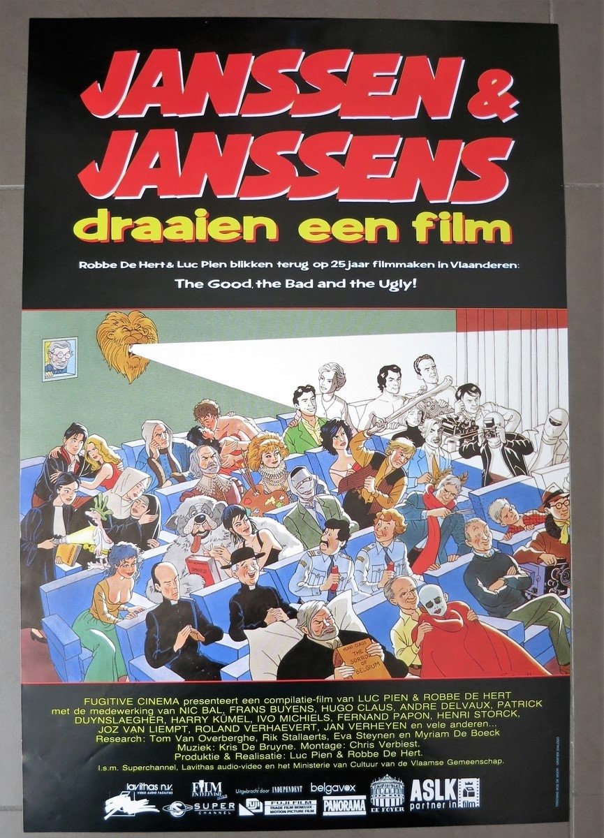 Poster de Janssen & Janssens draaien een film