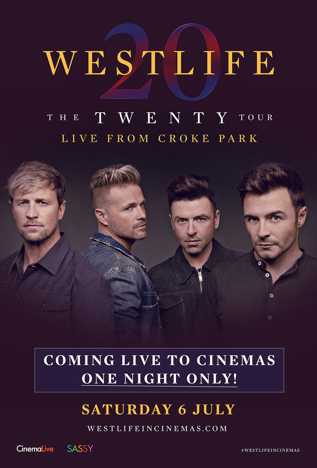 Poster de Westlife: The Twenty Tour Live from Croke Park