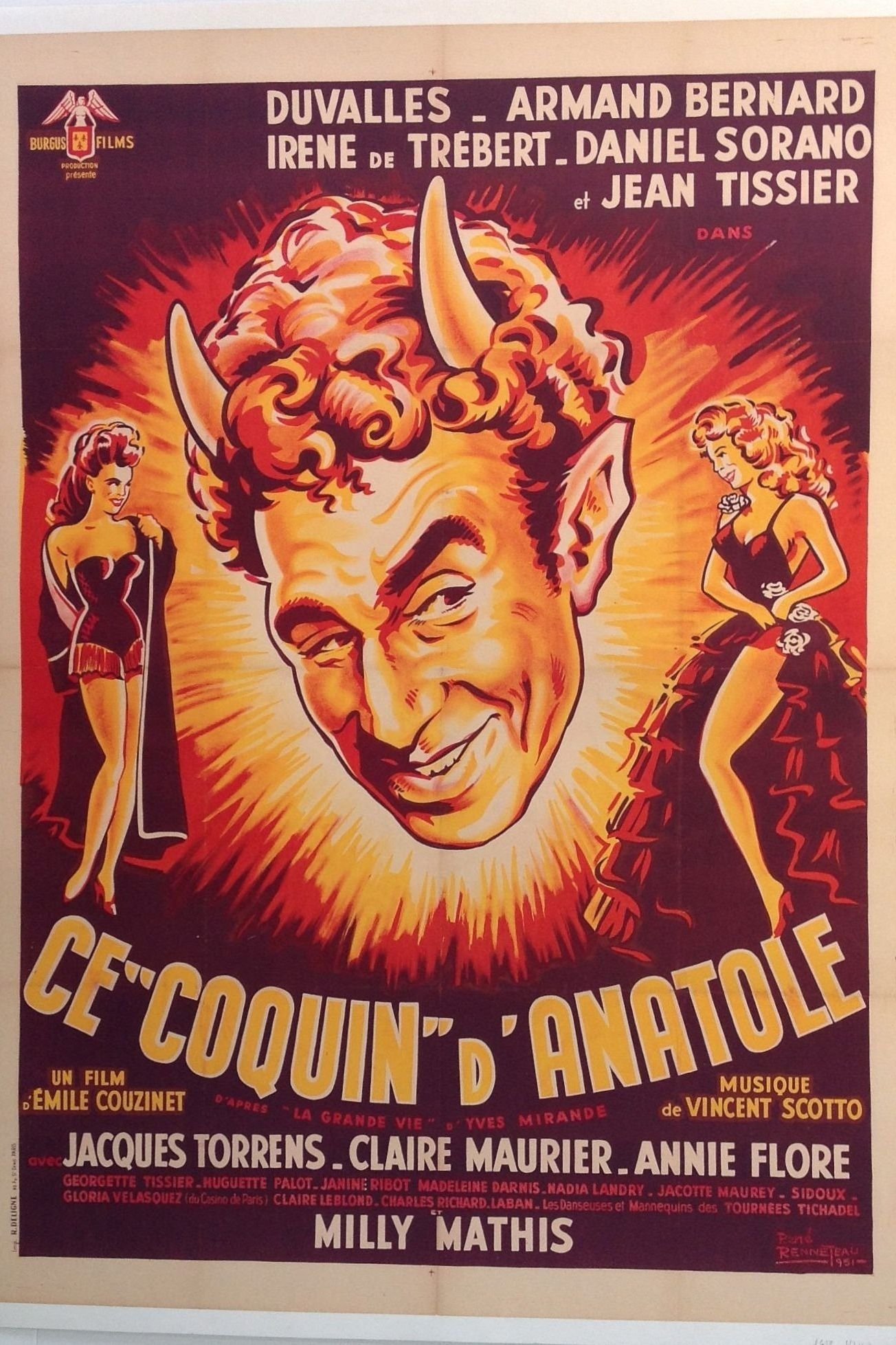 Affiche du film Ce coquin d'Anatole