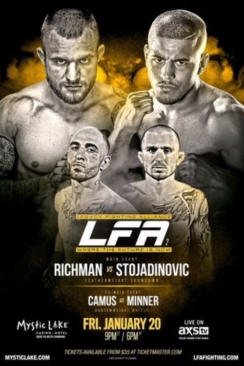 Poster de Legacy Fighting Alliance 2: Richman vs. Stojadinovic