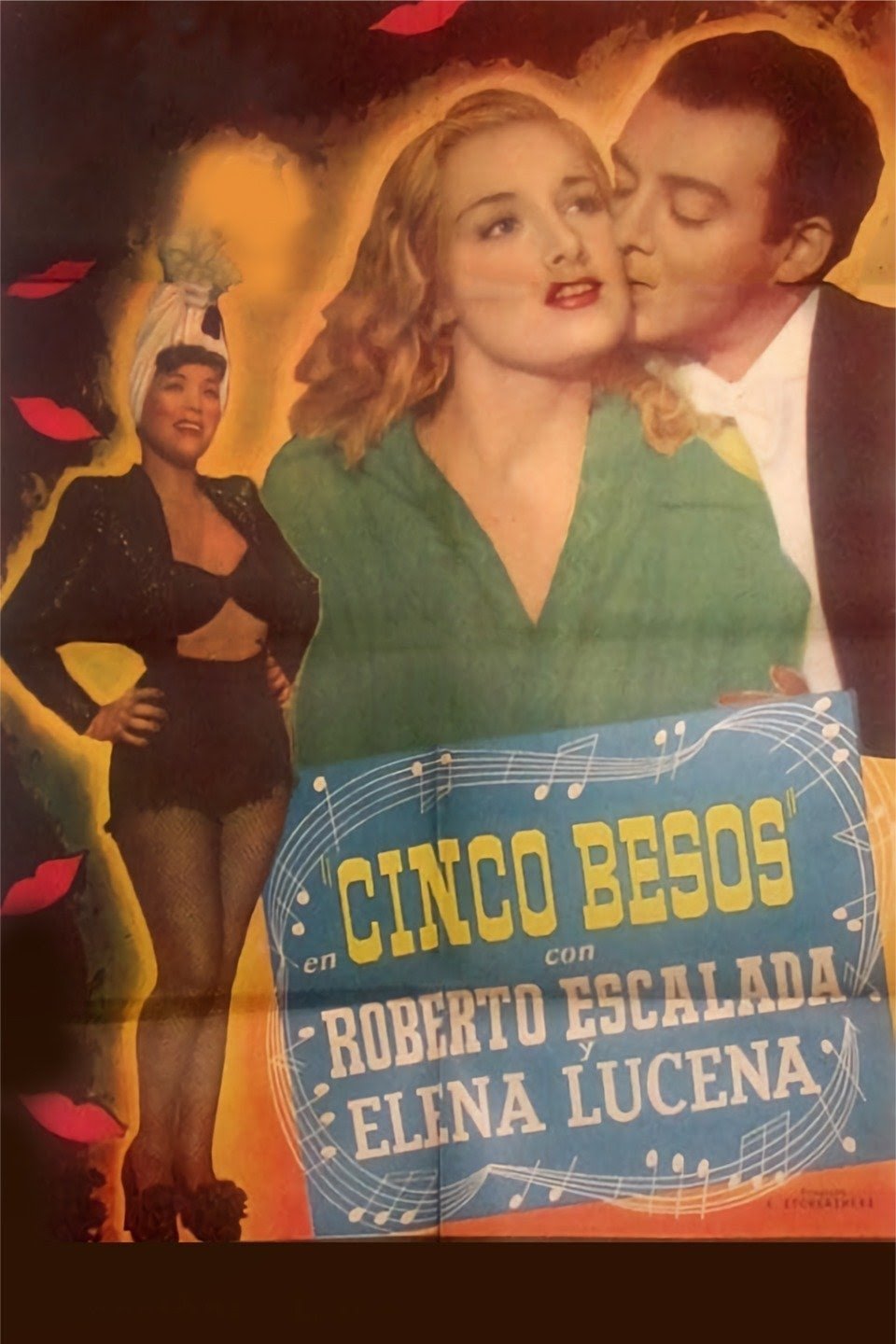 Cinco besos Poster