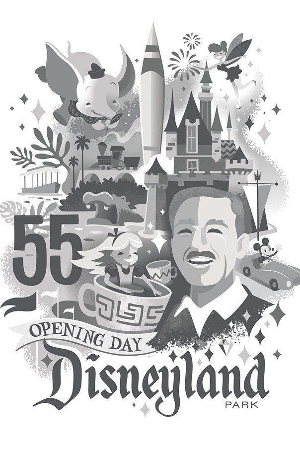 Disneyland's Opening Day Broadcast Poster