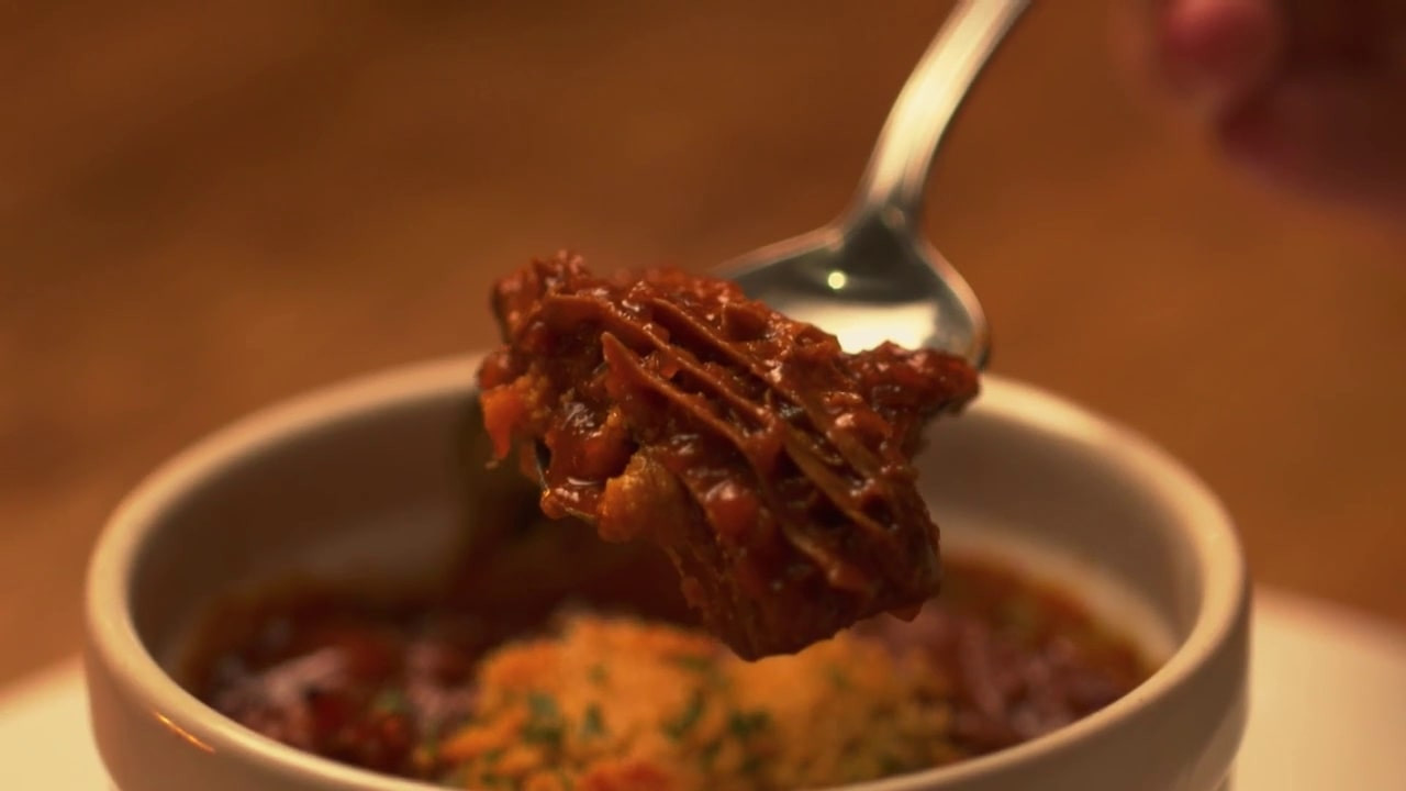 Tripe stew at the bar