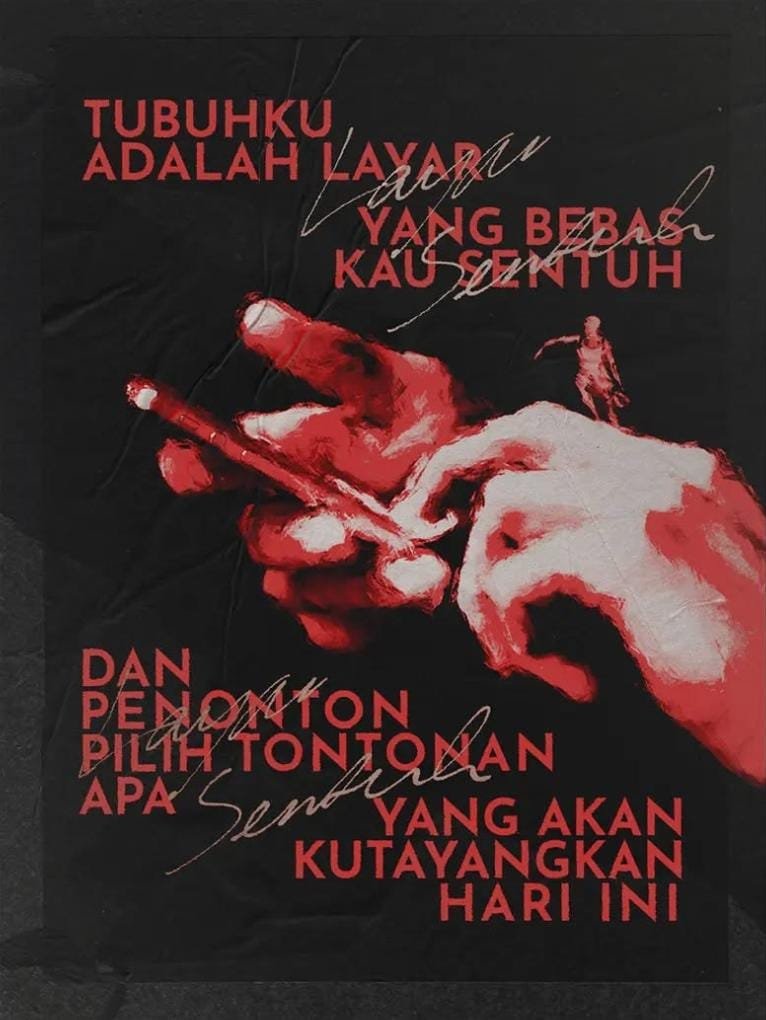 Poster de Layar Sentuh