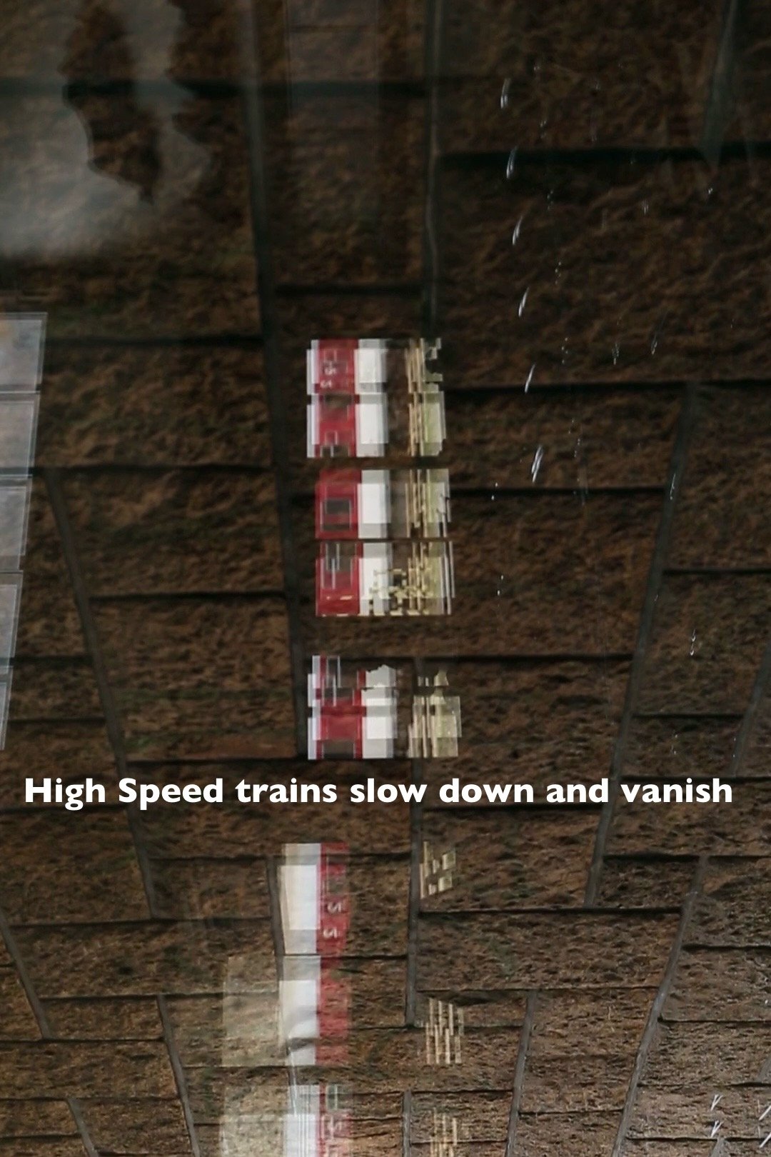 Poster de High Speed trains slow down and vanish