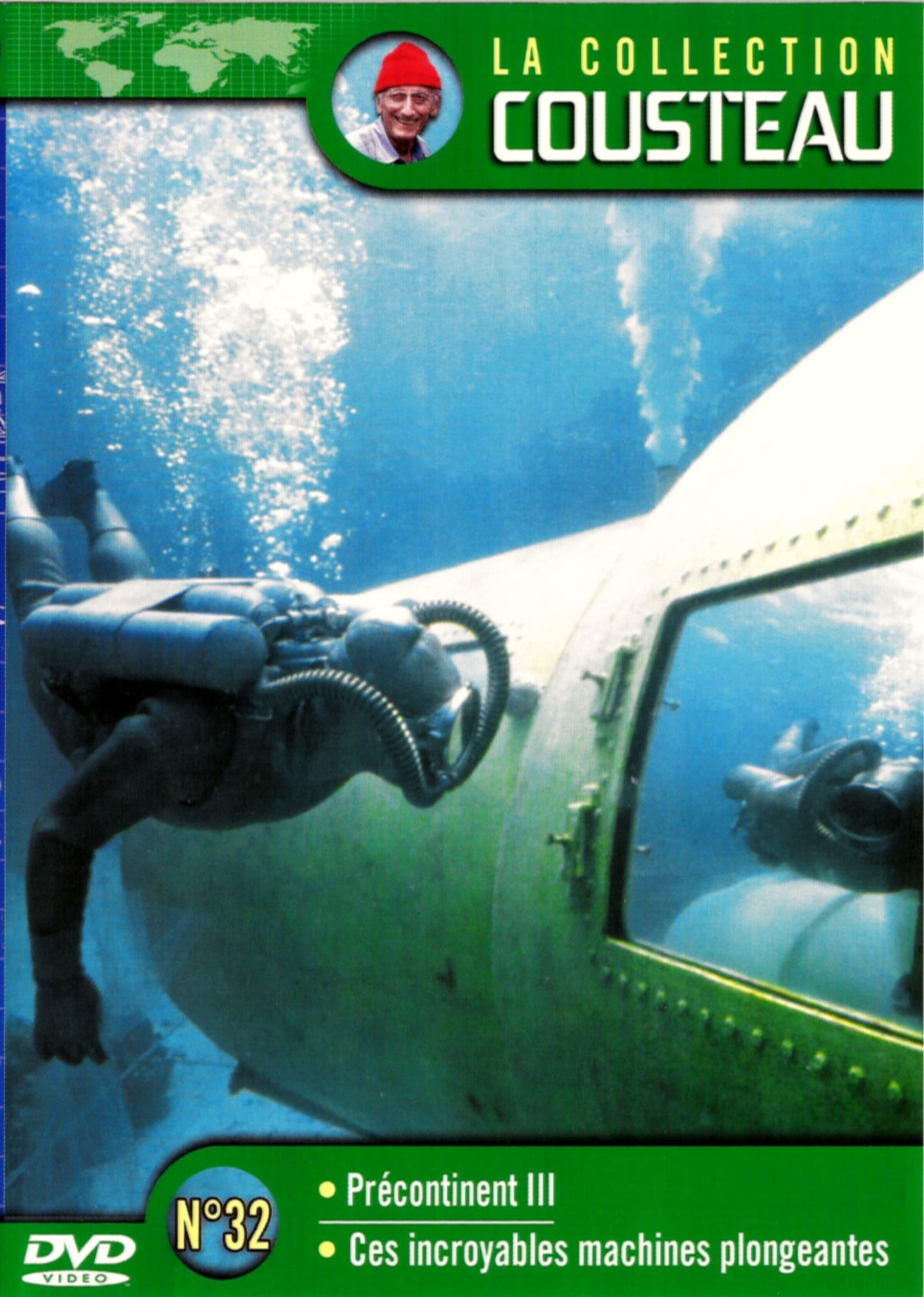 Poster de La collection Cousteau N°32 | L'aventure Précontinent (Précontinent III) | Ces incroyables machines plongeantes
