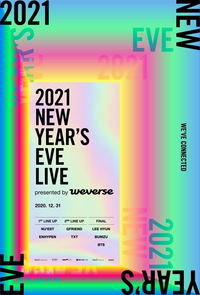 Poster de 2021 NEW YEAR’S EVE LIVE presented by Weverse