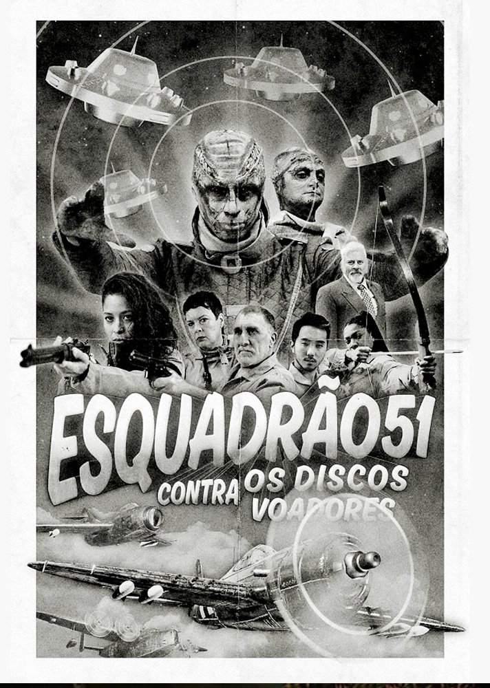 Poster de Esquadrão 51 contra os Discos Voadores
