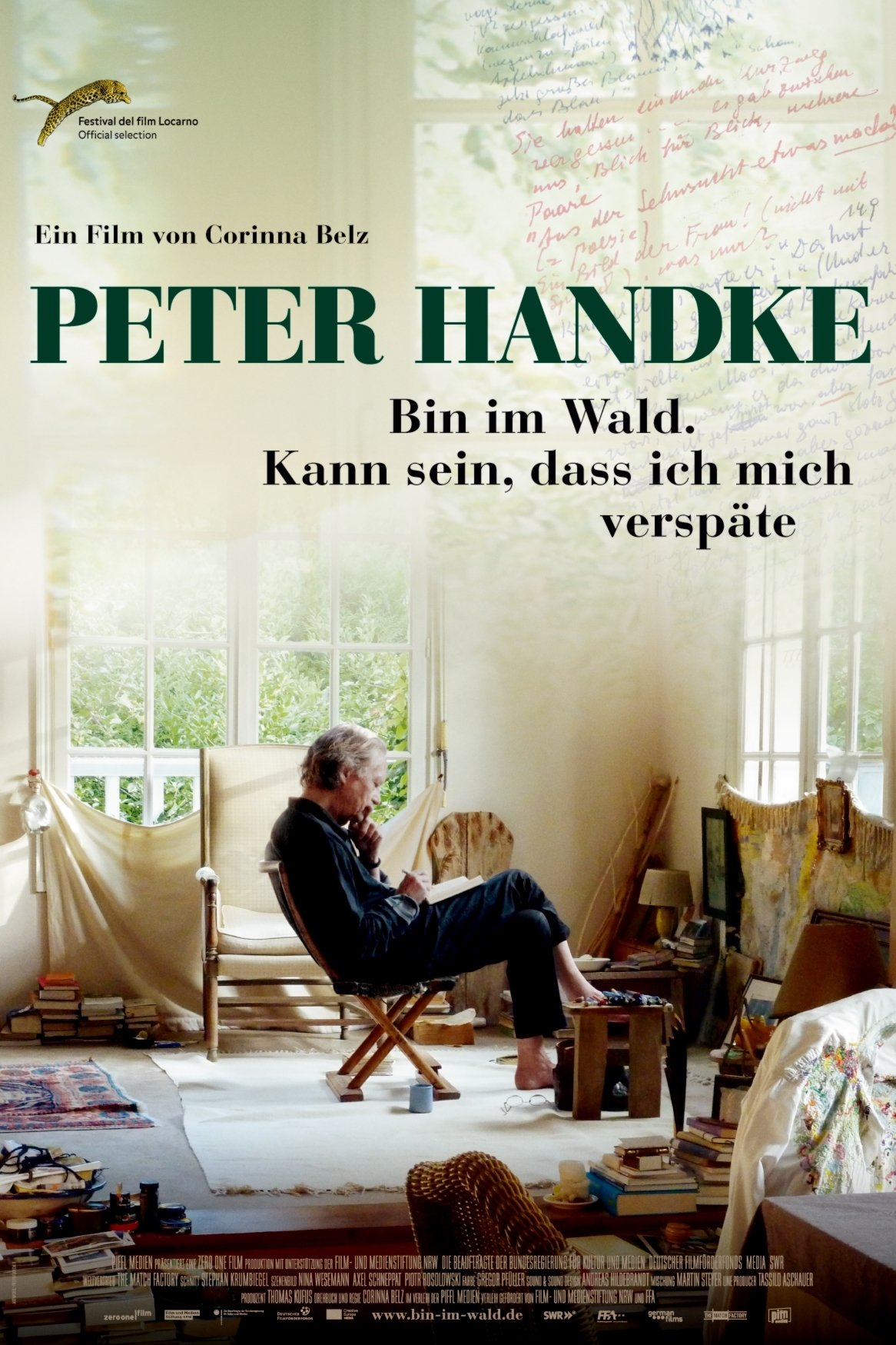 Poster de Peter Handke - Bin im Wald. Kann sein, dass ich mich verspäte