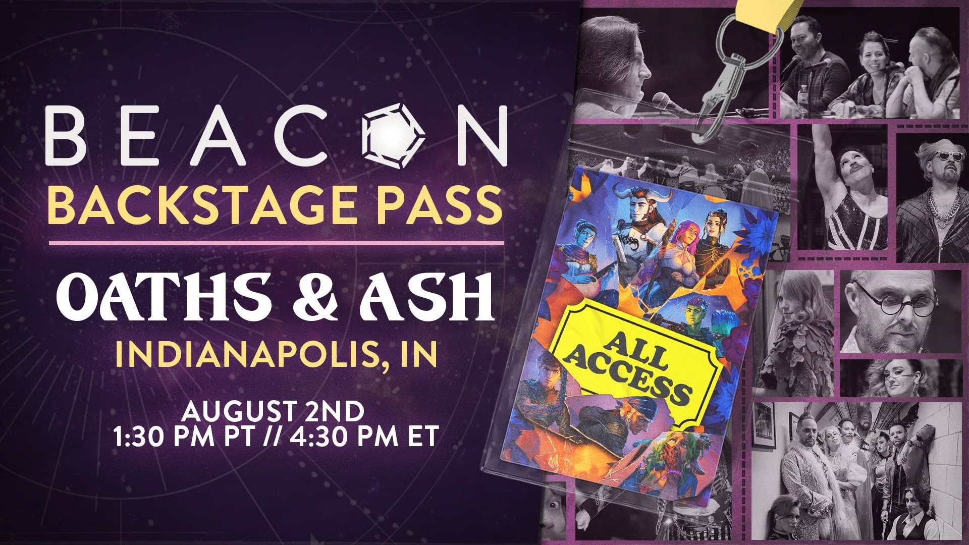 Critical Role Live Show: Indianapolis – LIVE Beacon Backstage Pass