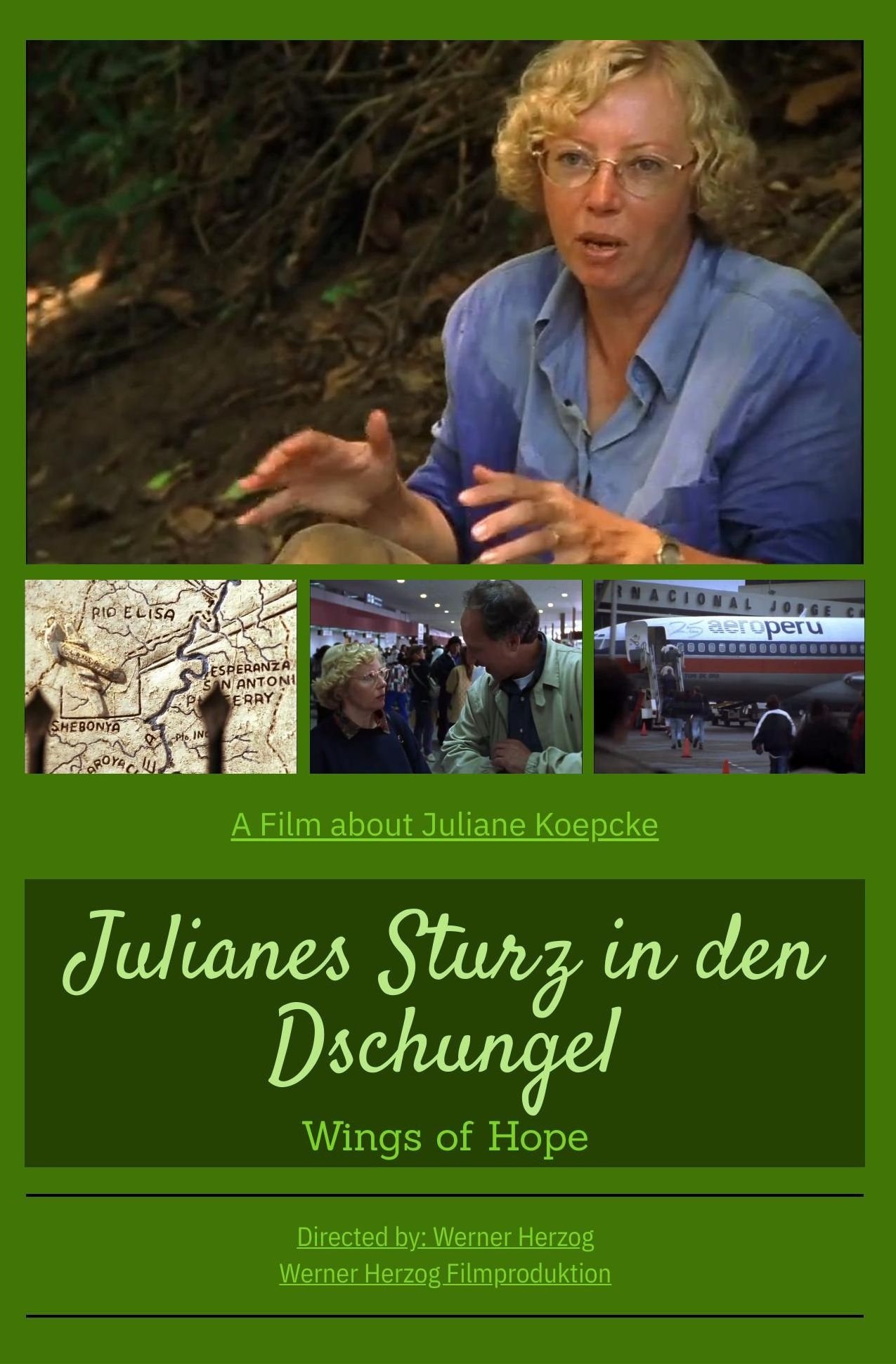 Poster de Julianes Sturz in den Dschungel