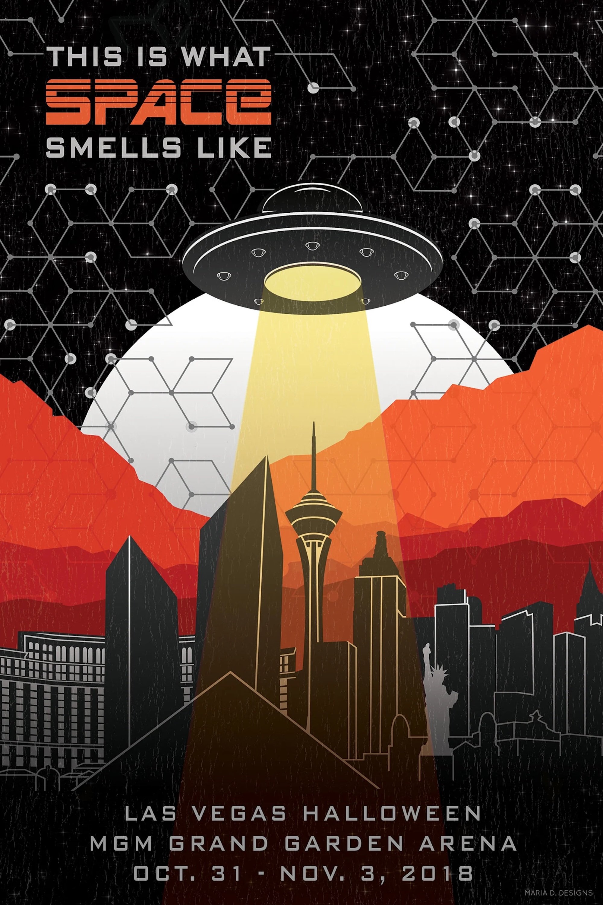 Poster de Phish 2018-10-31 MGM Grand Garden Arena, Las Vegas, NV