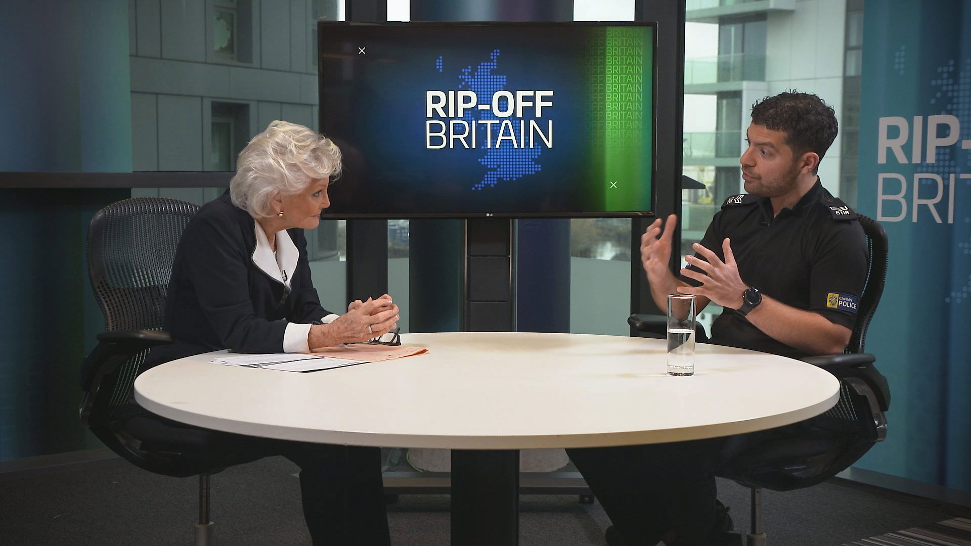 Threatened with a knife by an airport parking firm