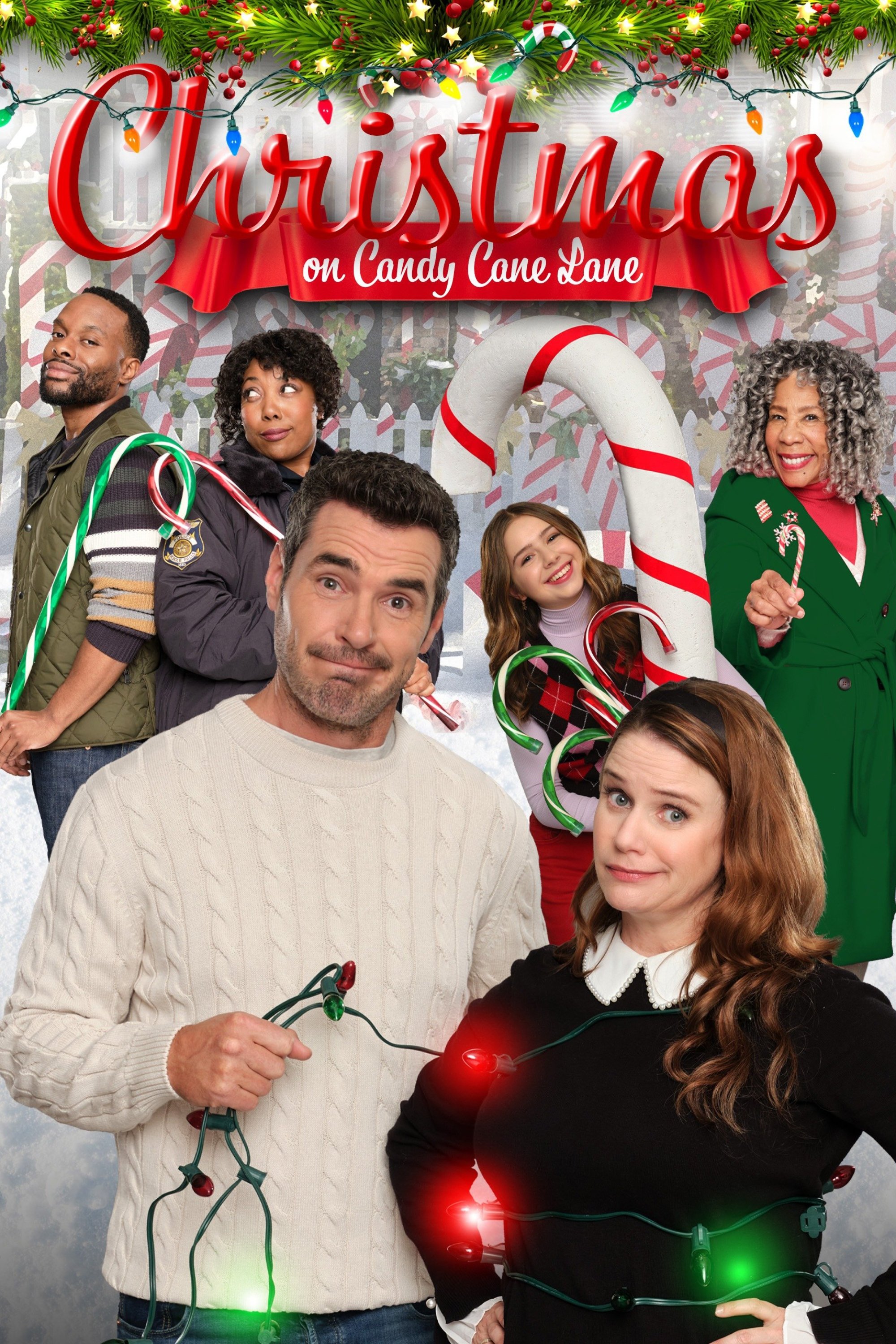 Affiche du film Christmas on Candy Cane Lane