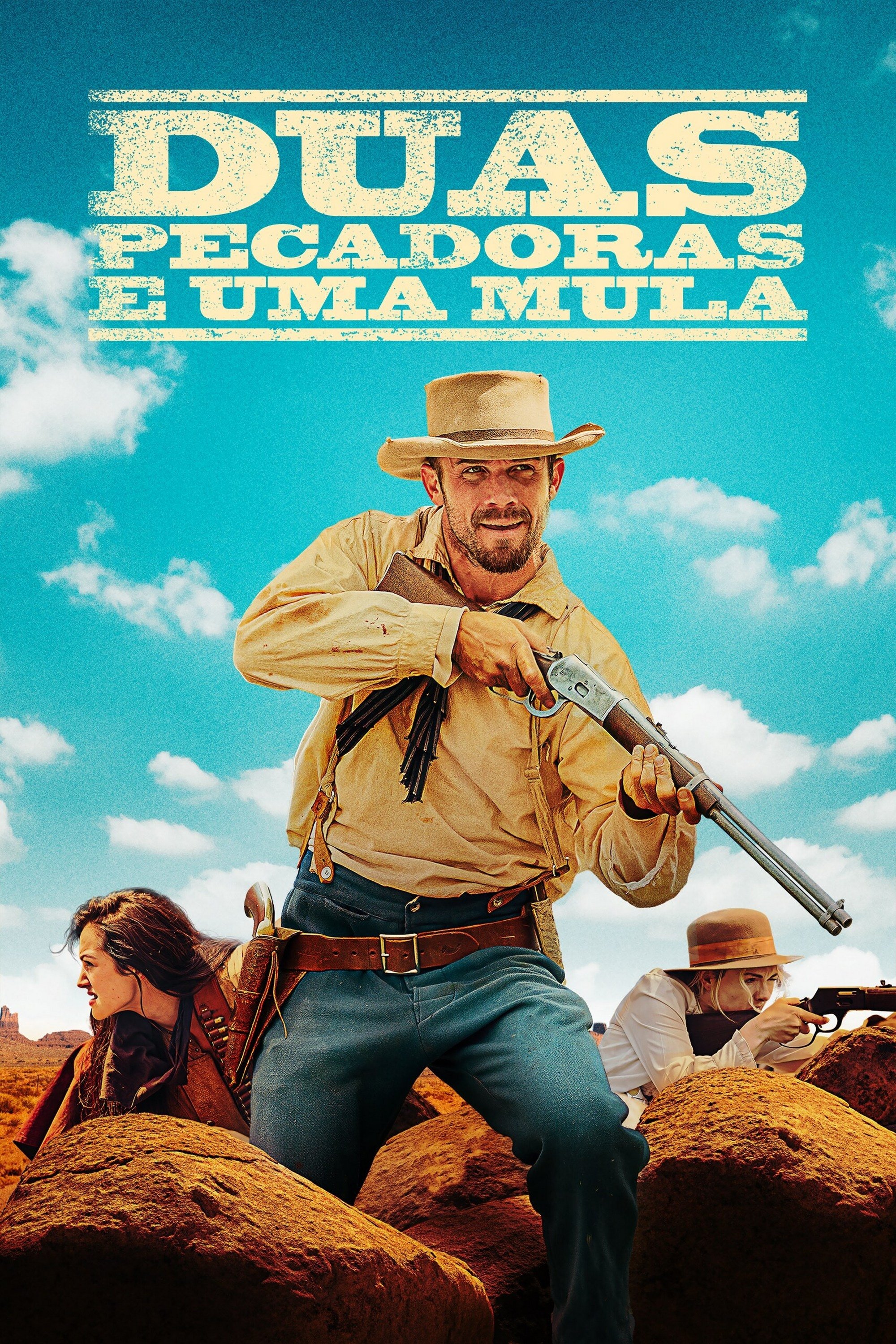 Poster de Duas Pecadoras e Uma Mula