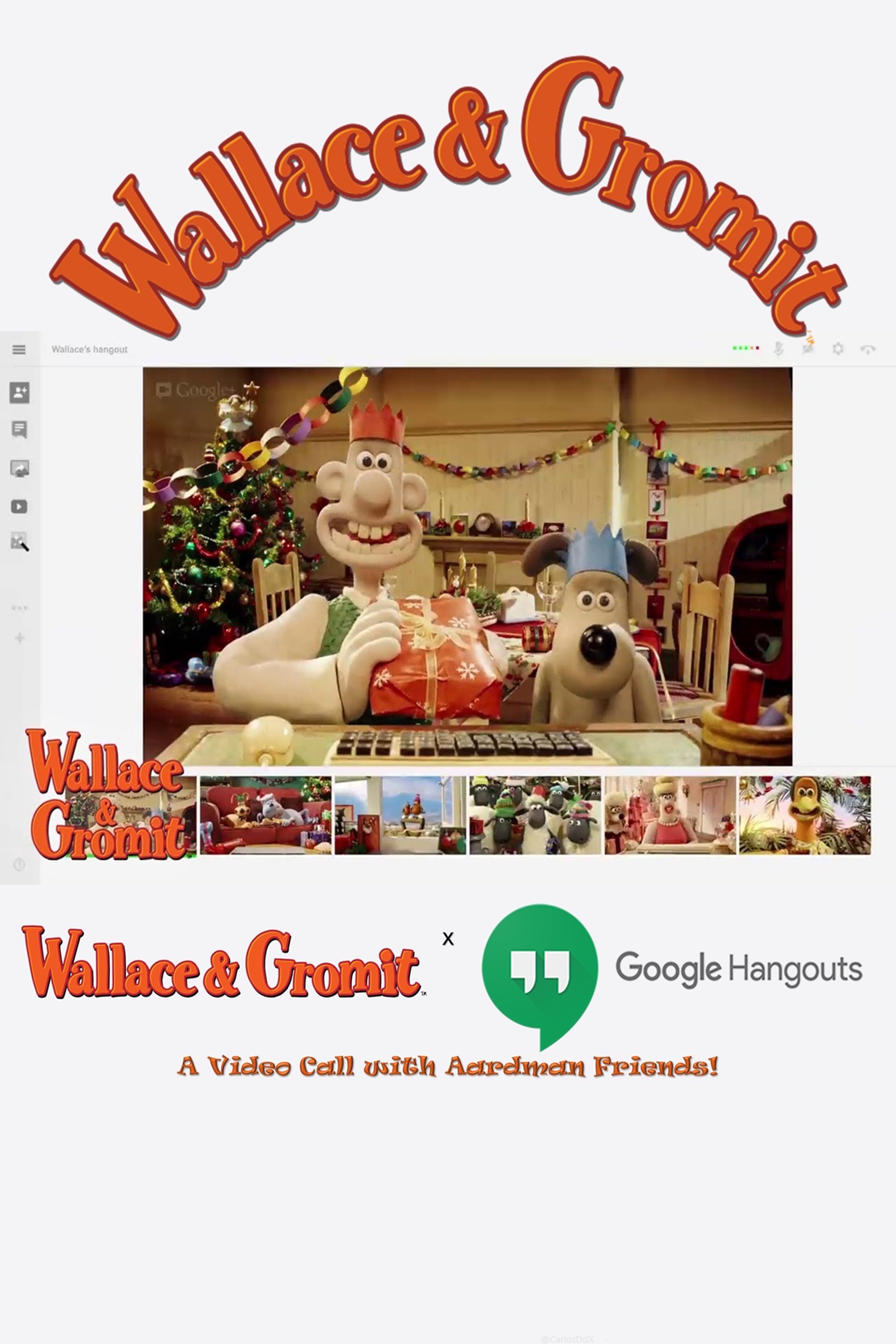 Poster de Wallace & Gromit x Google Hangout | A Video Call with Aardman Friends!