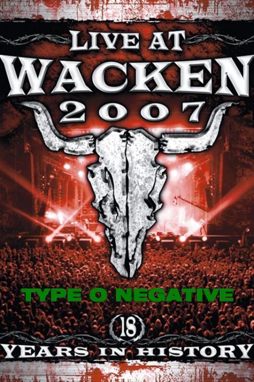 Poster de Type O Negative: Live At Wacken Festival 2007