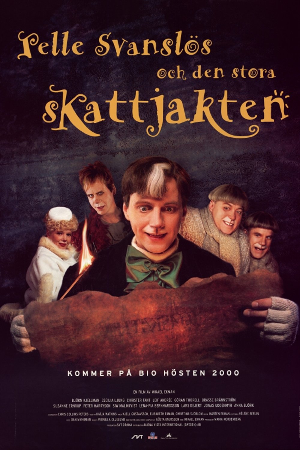 Poster de Pelle Svanslös och den stora skattjakten