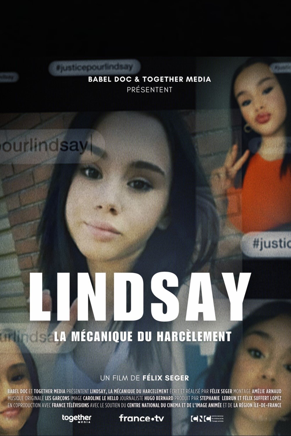 Poster de Lindsay, la mécanique du harcèlement