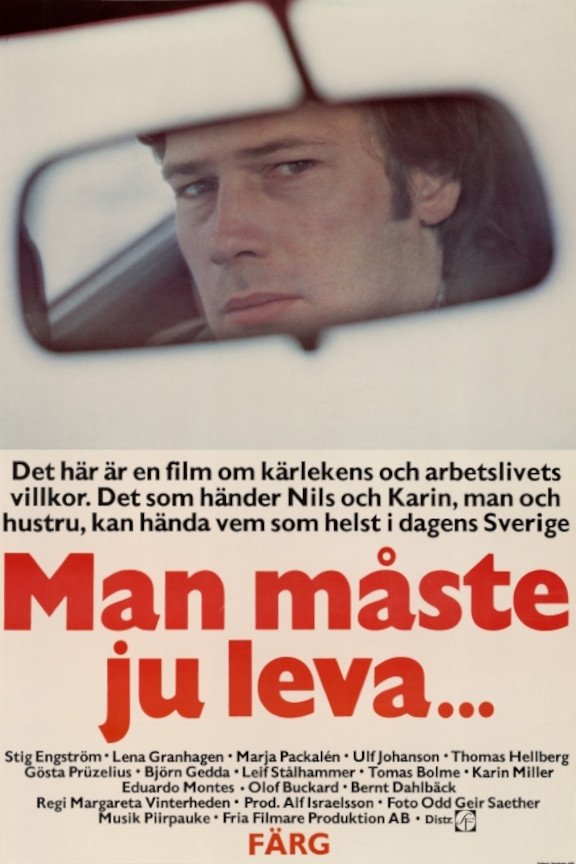 Affiche du film Man måste ju leva...