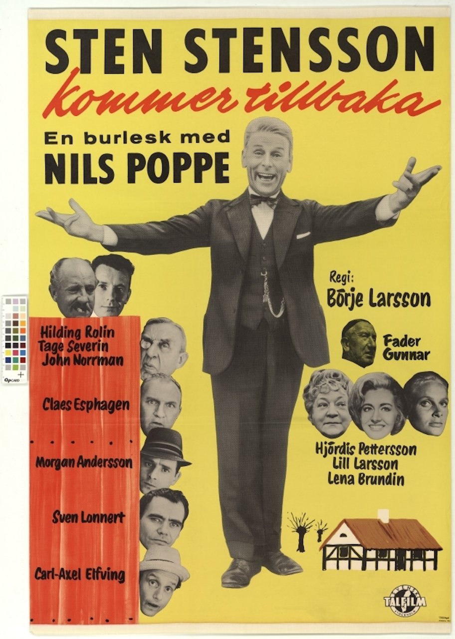 Sten Stensson kommer tillbaka Poster