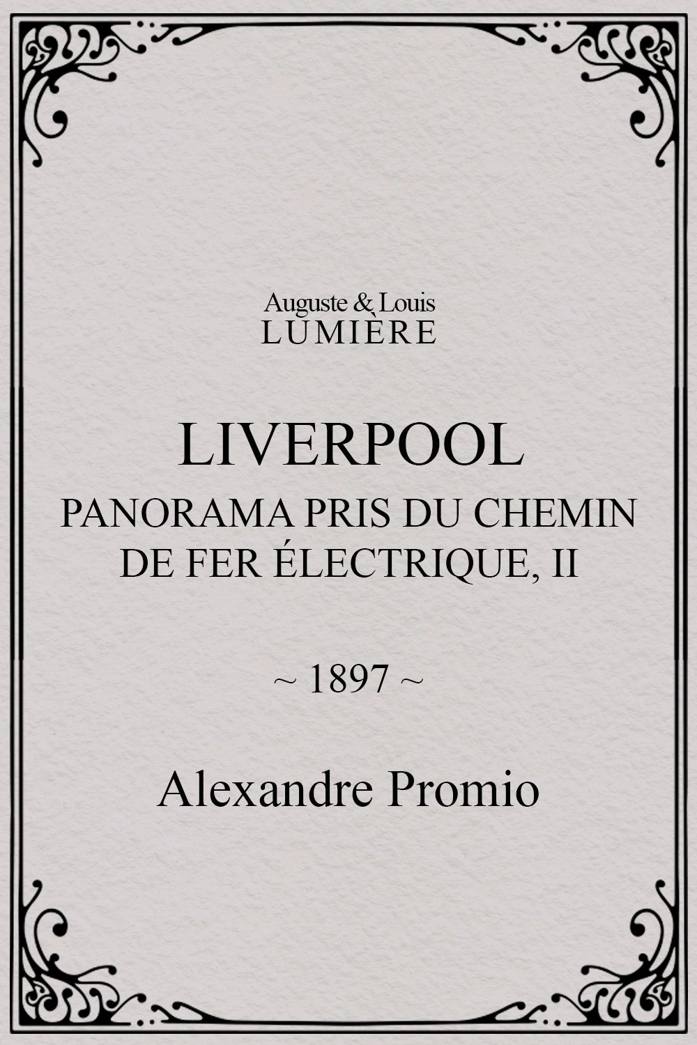 Liverpool, panorama pris du chemin de fer électrique, II