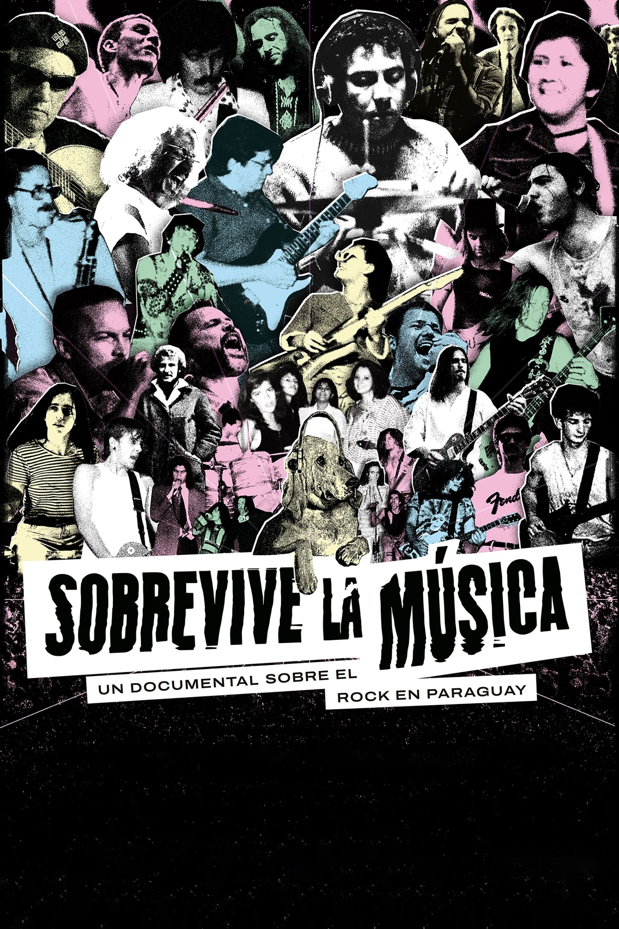 Poster de Sobrevive la Musica - Un Documental Sobre el Rock en Paraguay