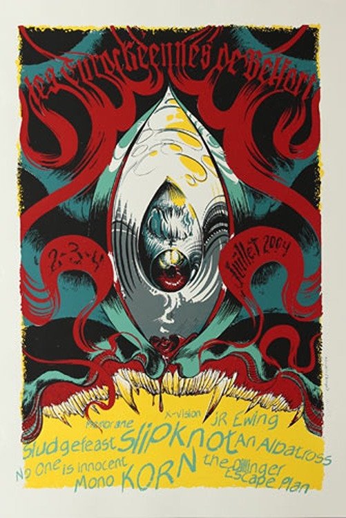 Poster de Slipknot - Live at Eurockéennes de Belfort 2004