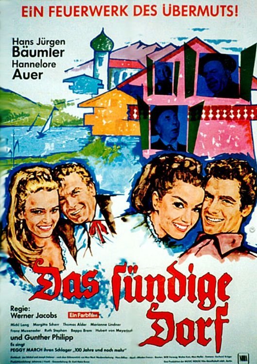 Affiche du film Das sündige Dorf