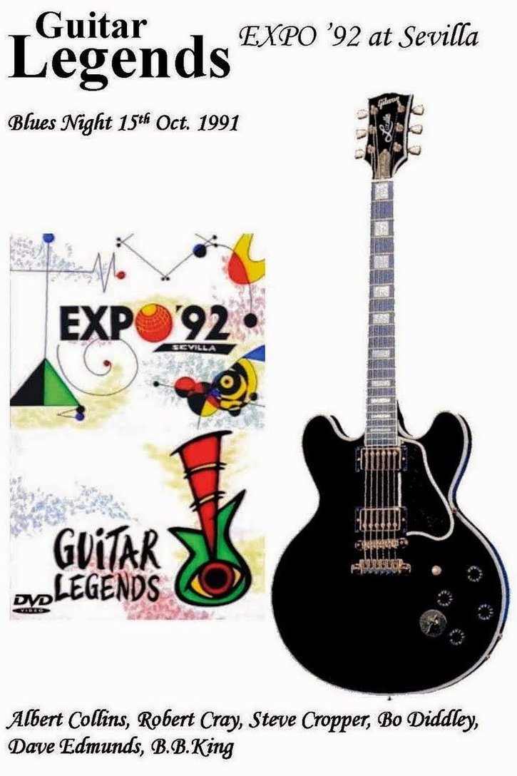 Poster de Guitar Legends EXPO '92 at Sevilla - The Blues Night