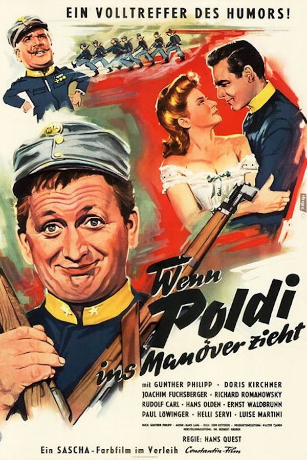 Affiche du film Wenn Poldi ins Manöver zieht