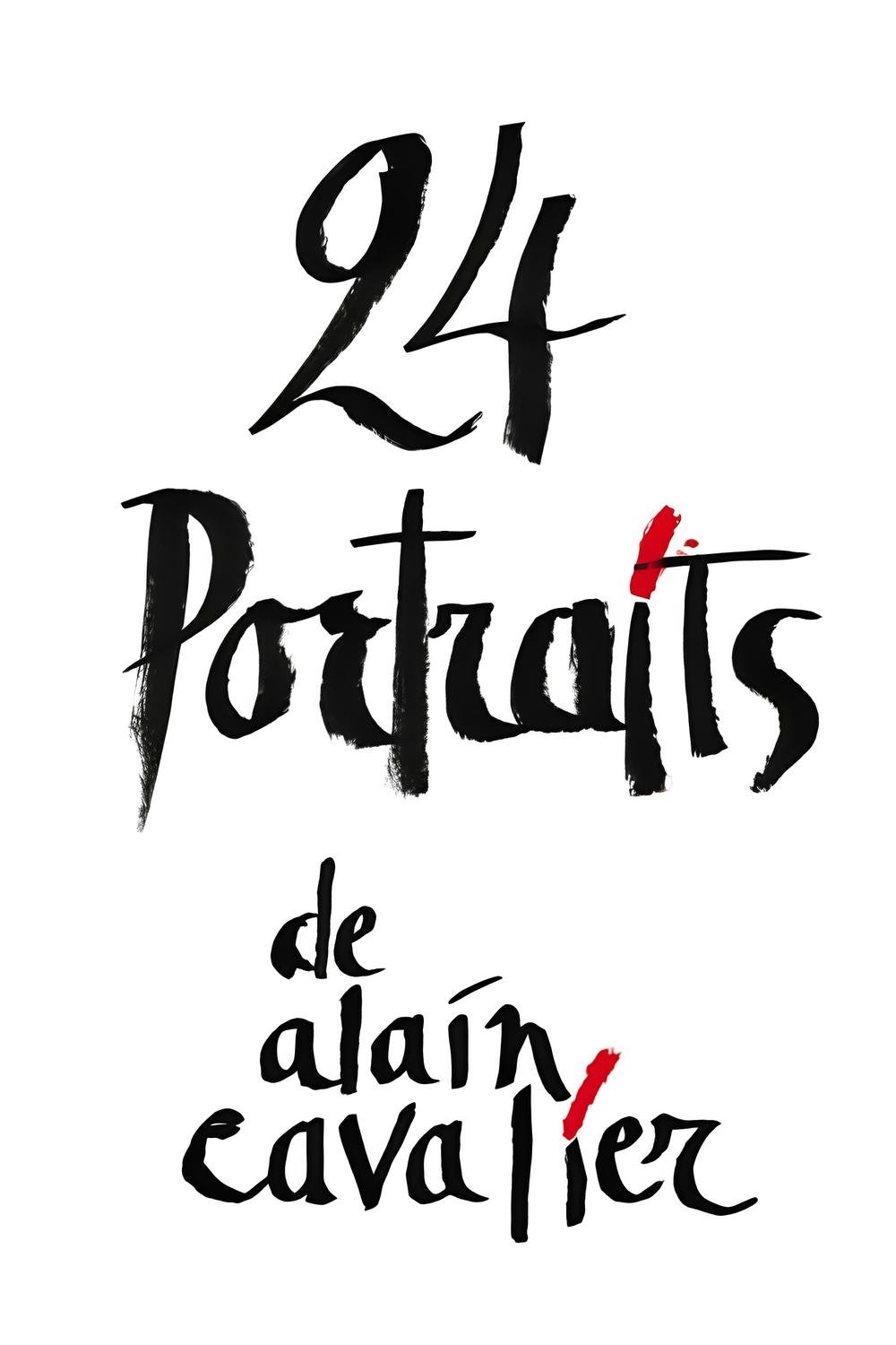 Poster de 24 portraits d Alain Cavalier