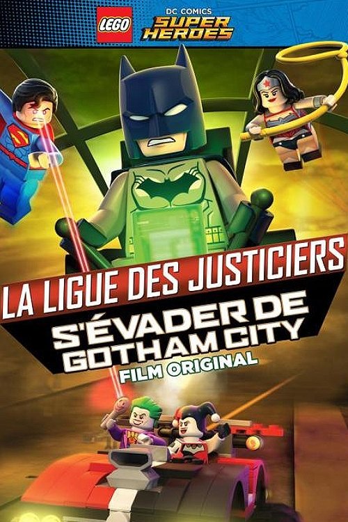 Affiche du film Lego DC Comics Super Héros - la ligue des justiciers - S’évader de Gotham City