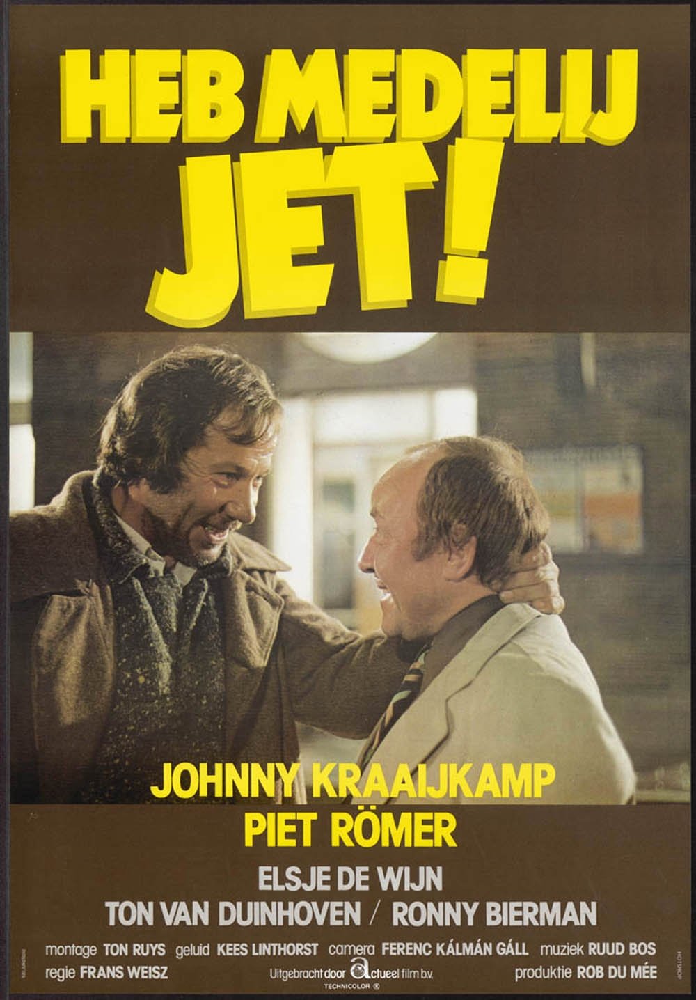 Poster de Heb medelij, Jet!