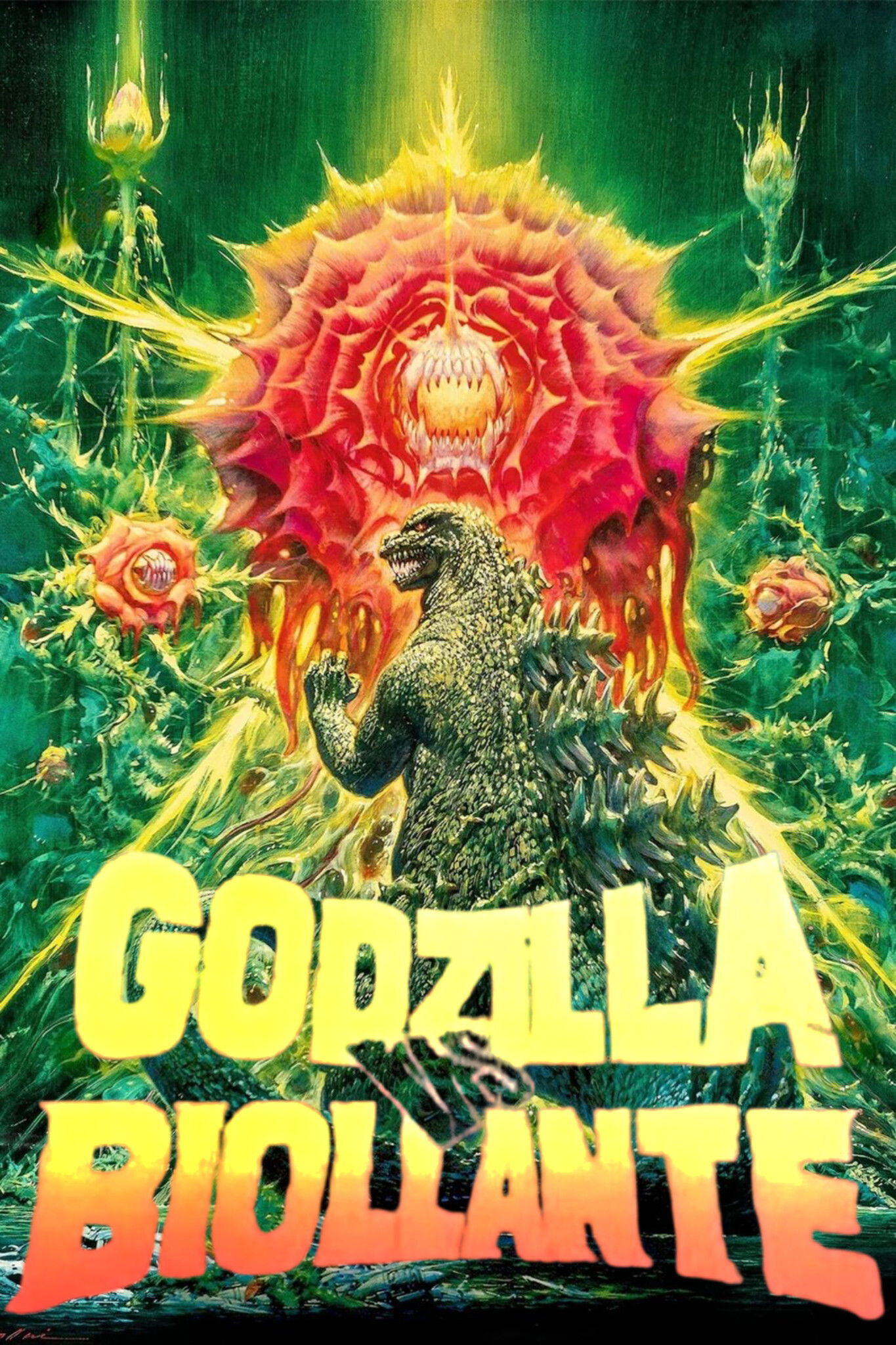 Poster de Godzilla Versus Biollante