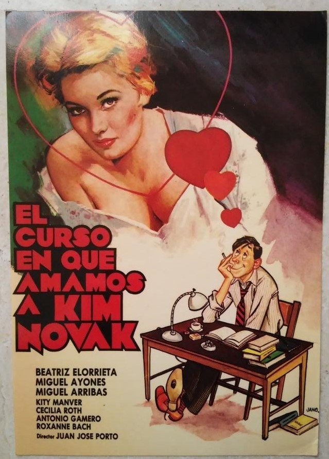 Poster de El curso en que amamos a Kim Novak